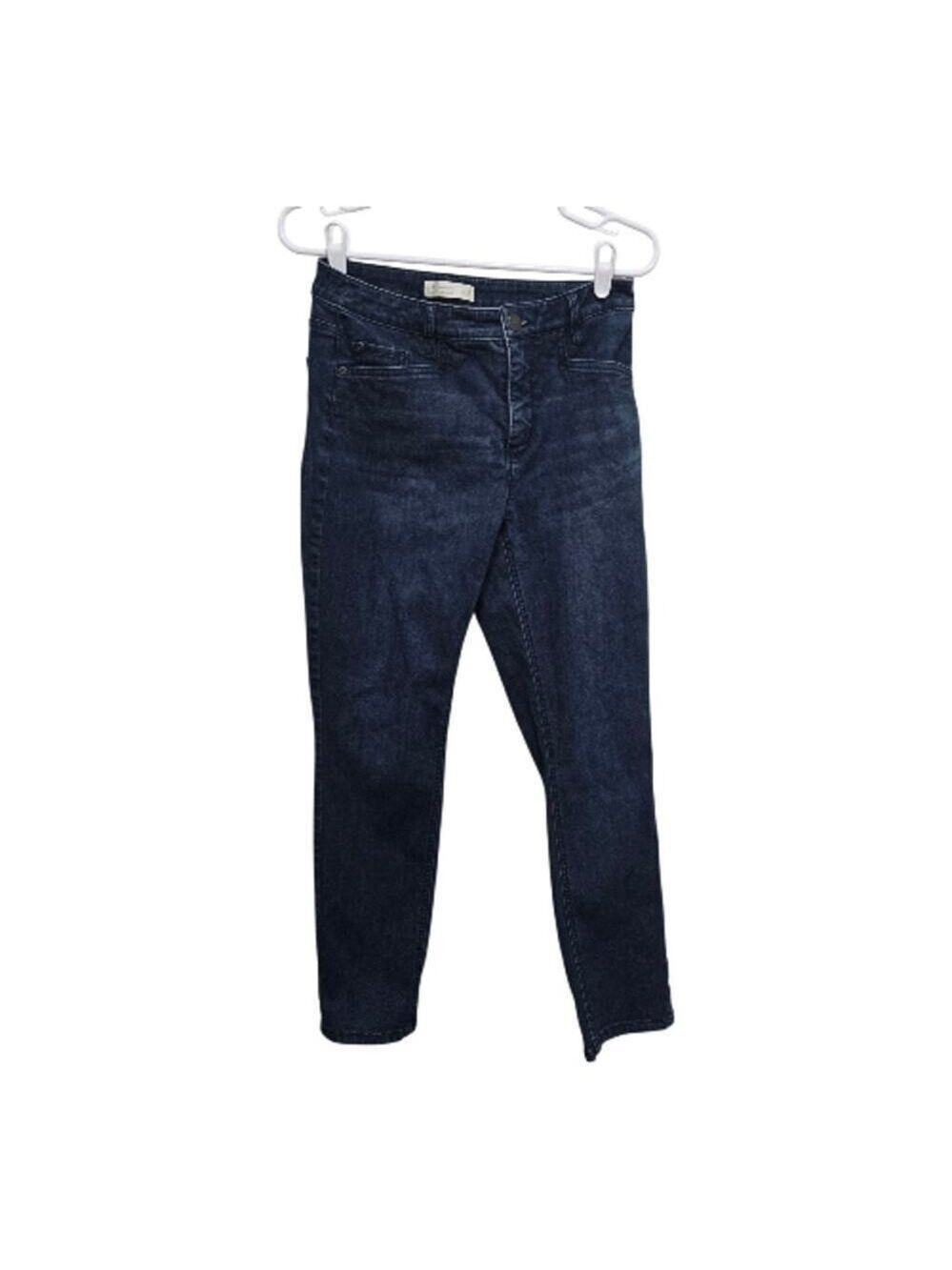 Jill Smooth Fit Slim Ankle Jeans Size 4 Dark Wash Stretch Denim